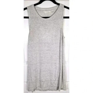 Athleta Open Cut Out Back Tank Top Sleeveless Grey Women's size‎ XS